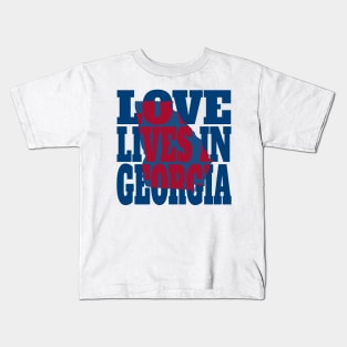 Love Lives in Georgia Kids T-Shirt